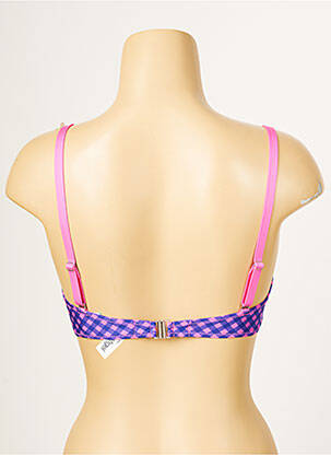 Haut de maillot de bain stretch haut soutien-gorge moulé violet ANTIGEL femme