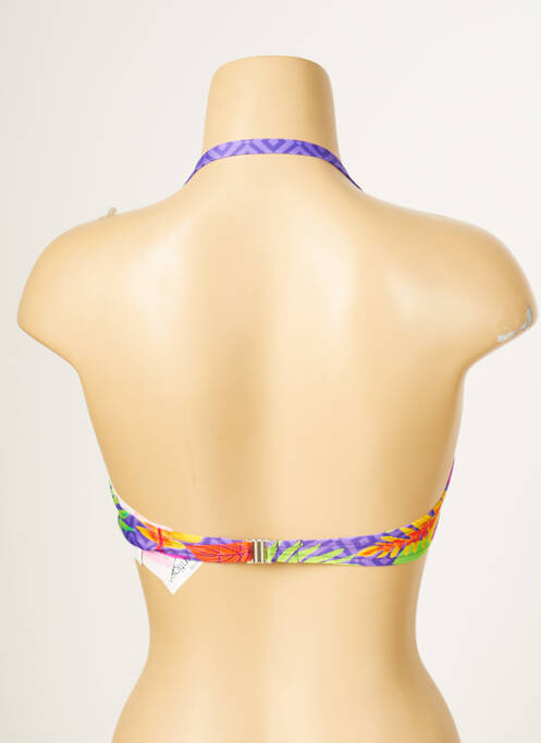 Haut de maillot de bain violet ANTIGEL pour femme