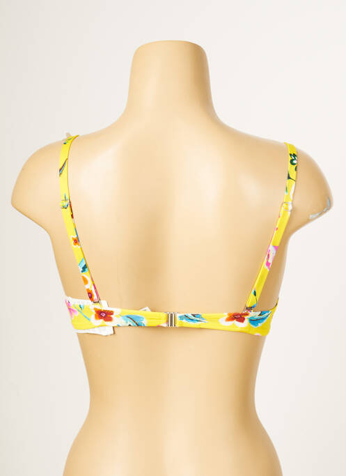 Haut de maillot de bain jaune ANTIGEL pour femme