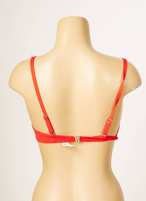 Haut de maillot de bain rouge ANTIGEL pour femme