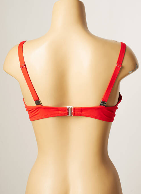 Haut de maillot de bain rouge ANTIGEL pour femme