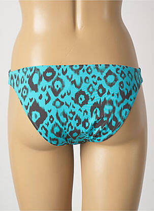Bas de maillot de bain effet matière satinée culotte bleu ANTIGEL femme
