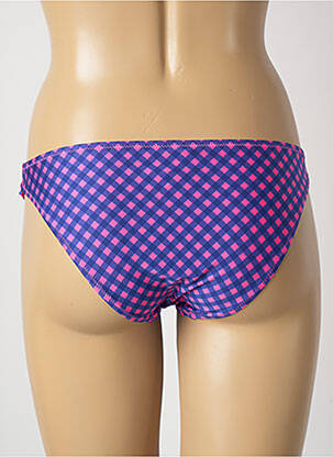 Bas de maillot de bain effet matière satinée culotte violet ANTIGEL femme