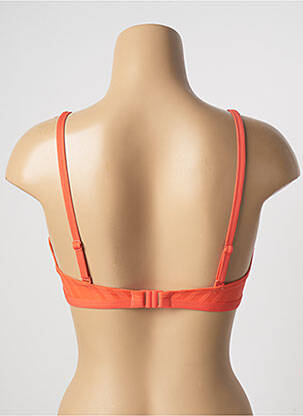 Haut de maillot de bain stretch haut soutien-gorge emboitant orange CHERRY BEACH femme