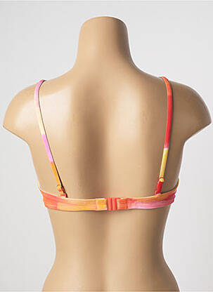 Haut de maillot de bain stretch haut soutien-gorge moulé orange CHERRY BEACH femme
