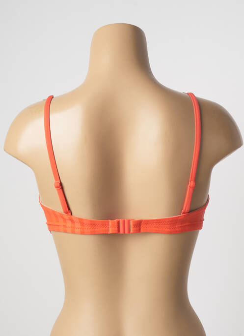 Haut de maillot de bain orange CHERRY BEACH pour femme