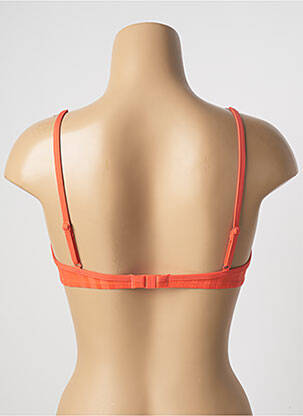 Haut de maillot de bain stretch haut soutien-gorge moulé orange CHERRY BEACH femme