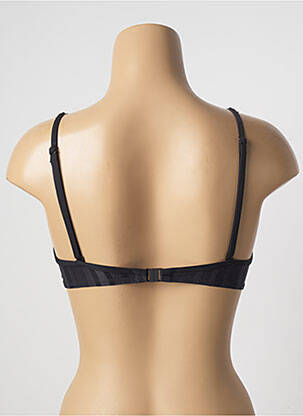 Haut de maillot de bain stretch haut soutien-gorge push-up noir CHERRY BEACH femme