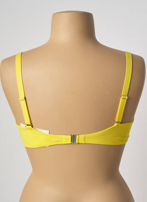 Haut de maillot de bain jaune ANTIGEL pour femme