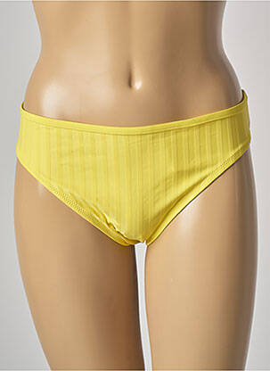 Bas de maillot de bain tissage satiné culotte orange CHERRY BEACH femme