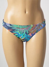 Bas de maillot de bain imprimé tie and dye culotte bleu CHERRY BEACH femme