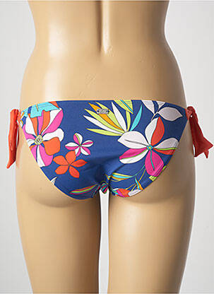 Bas de maillot de bain micro fibres bikini bleu CHERRY BEACH femme