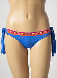 Bas de maillot de bain stretch bikini bleu ANTIGEL femme