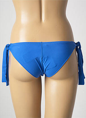 Bas de maillot de bain stretch bikini bleu ANTIGEL femme