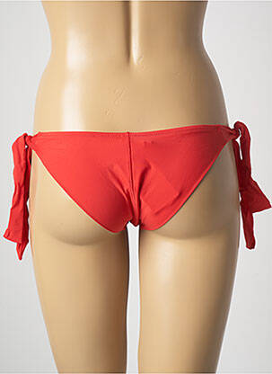 Bas de maillot de bain micro fibres bikini rouge ANTIGEL femme