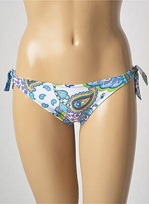Bas de maillot de bain micro fibres bikini bleu ANTIGEL femme
