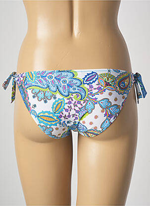 Bas de maillot de bain micro fibres bikini bleu ANTIGEL femme