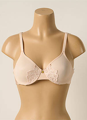 Soutien-gorge broderie haut soutien-gorge emboitant rose CHANTELLE femme
