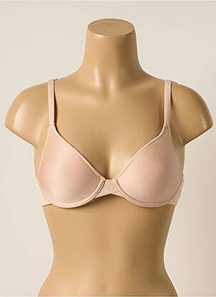 Soutien-gorge effet matière satinée haut soutien-gorge moulé rose CHANTELLE femme