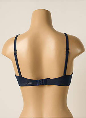 Soutien-gorge effet matière satinée haut soutien-gorge moulé bleu CHANTELLE femme