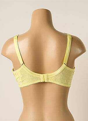 Soutien-gorge effet matière satinée haut soutien-gorge moulé jaune CHANTELLE femme