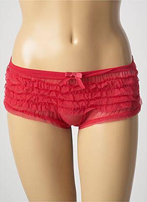 Shorty broderie ruban rouge PASSIONATA femme