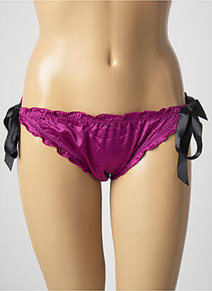 Culotte tissage satiné violet PASSIONATA femme