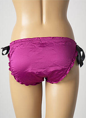 Culotte tissage satiné violet PASSIONATA femme