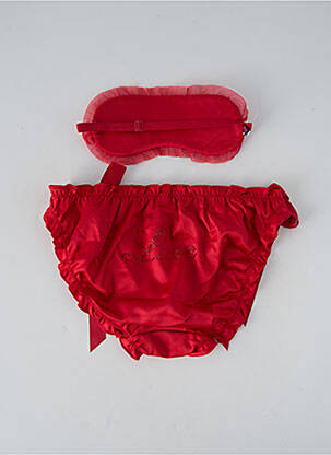 Culotte tissage satiné rouge PASSIONATA femme