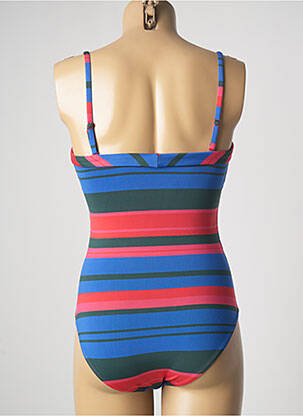 Maillot de bain 1 pièce bretelles élastiquées amovibles haut bandeau bleu SIMONE PERELE femme