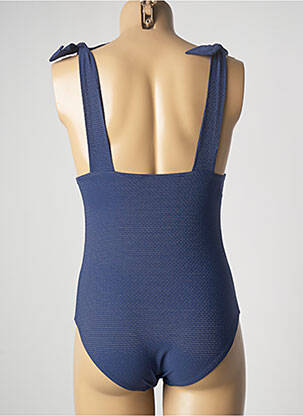 Maillot de bain 1 pièce stretch haut triangles bleu SIMONE PERELE femme