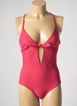 Maillot de bain 1 pièce stretch haut triangles rose SIMONE PERELE femme