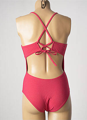 Maillot de bain 1 pièce haut triangles haut triangles rose SIMONE PERELE femme