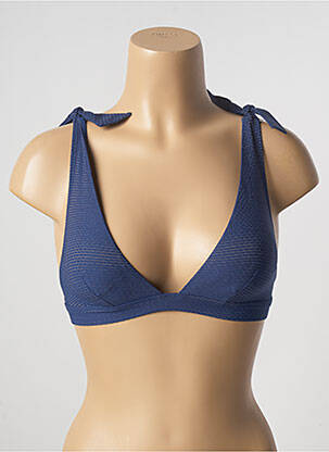 Haut de maillot de bain stretch haut soutien-gorge avec mousse de rembourrage amovible bleu SIMONE PERELE femme