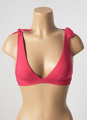 Haut de maillot de bain stretch haut soutien-gorge avec mousse de rembourrage amovible rouge SIMONE PERELE femme