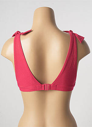 Haut de maillot de bain stretch haut soutien-gorge avec mousse de rembourrage amovible rouge SIMONE PERELE femme