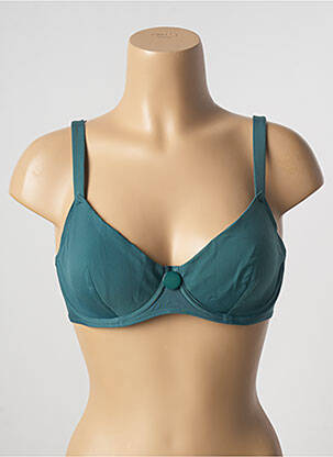 Haut de maillot de bain stretch haut soutien-gorge emboitant vert SIMONE PERELE femme
