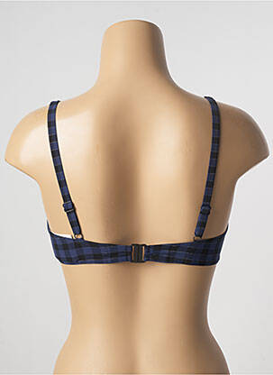 Haut de maillot de bain stretch haut soutien-gorge emboitant bleu SIMONE PERELE femme
