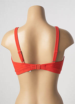 Haut de maillot de bain stretch haut soutien-gorge emboitant orange SIMONE PERELE femme