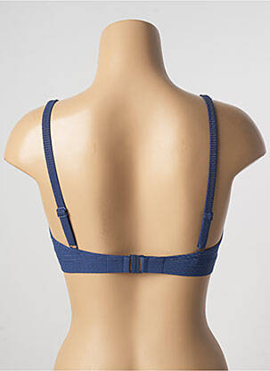 Haut de maillot de bain stretch haut soutien-gorge emboitant bleu SIMONE PERELE femme