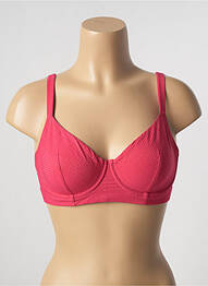 Haut de maillot de bain stretch haut soutien-gorge emboitant rouge SIMONE PERELE femme