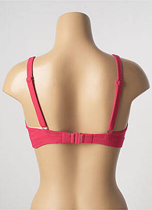 Haut de maillot de bain stretch haut soutien-gorge emboitant rouge SIMONE PERELE femme