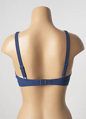Haut de maillot de bain stretch haut soutien-gorge emboitant bleu SIMONE PERELE femme