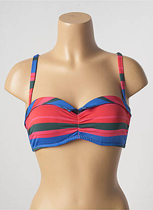 Haut de maillot de bain stretch haut bandeau bleu SIMONE PERELE femme