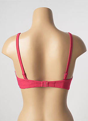 Haut de maillot de bain stretch haut soutien-gorge push-up rouge SIMONE PERELE femme
