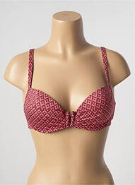Haut de maillot de bain stretch haut soutien-gorge moulé rose SIMONE PERELE femme