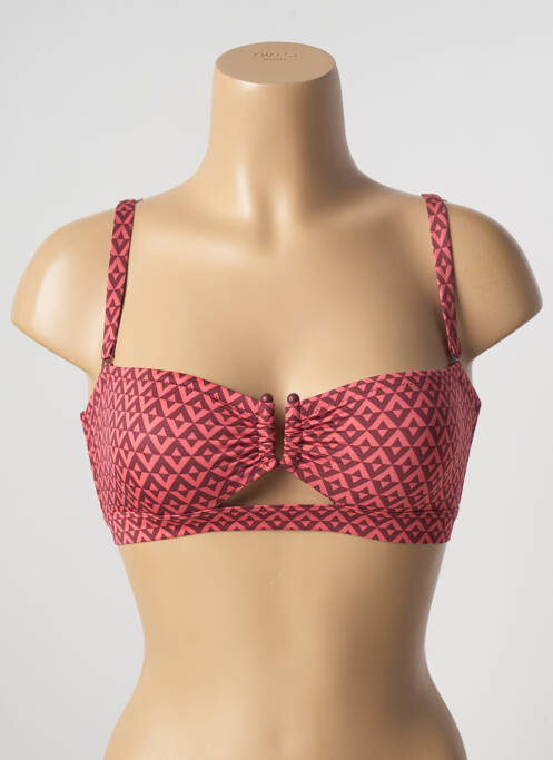 Haut de maillot de bain stretch haut soutien-gorge balconnet rose SIMONE PERELE femme