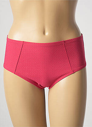 Bas de maillot de bain micro fibres culotte rose SIMONE PERELE femme