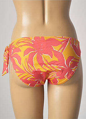 Bas de maillot de bain imprimé tie and dye bikini orange SIMONE PERELE femme
