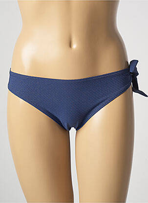 Bas de maillot de bain micro fibres bikini bleu SIMONE PERELE femme